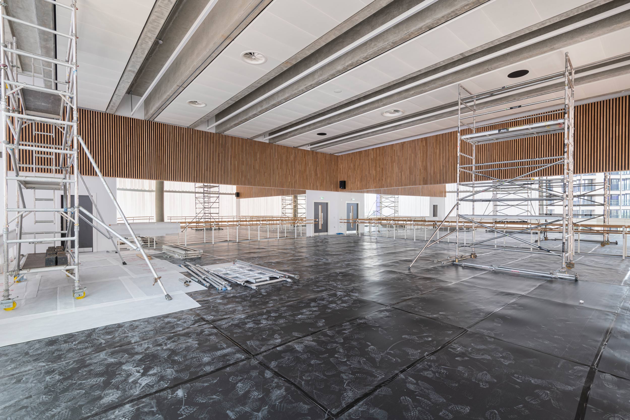 A studio in English National Ballet's new home © Michael Molloy